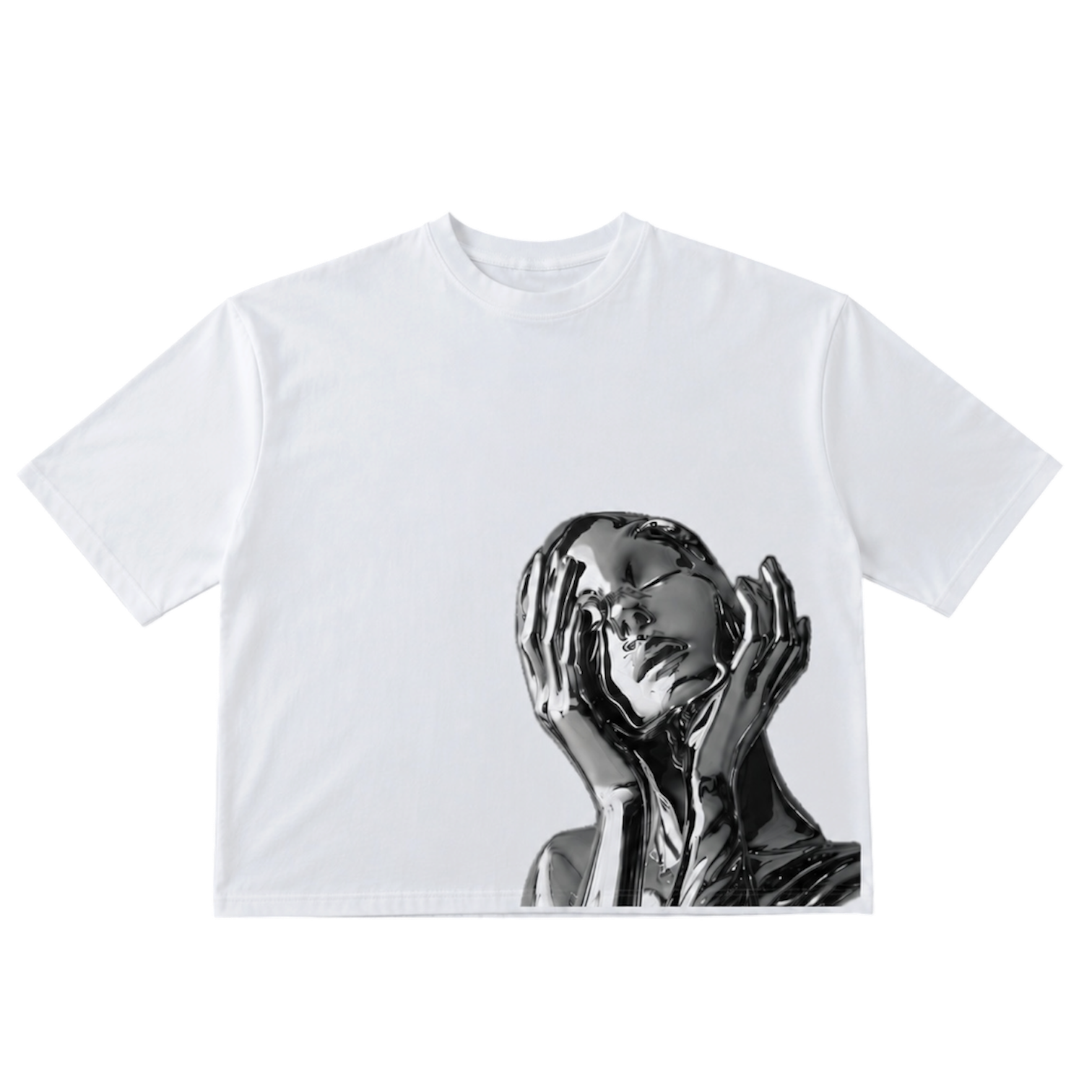 CHROME FACE TEE